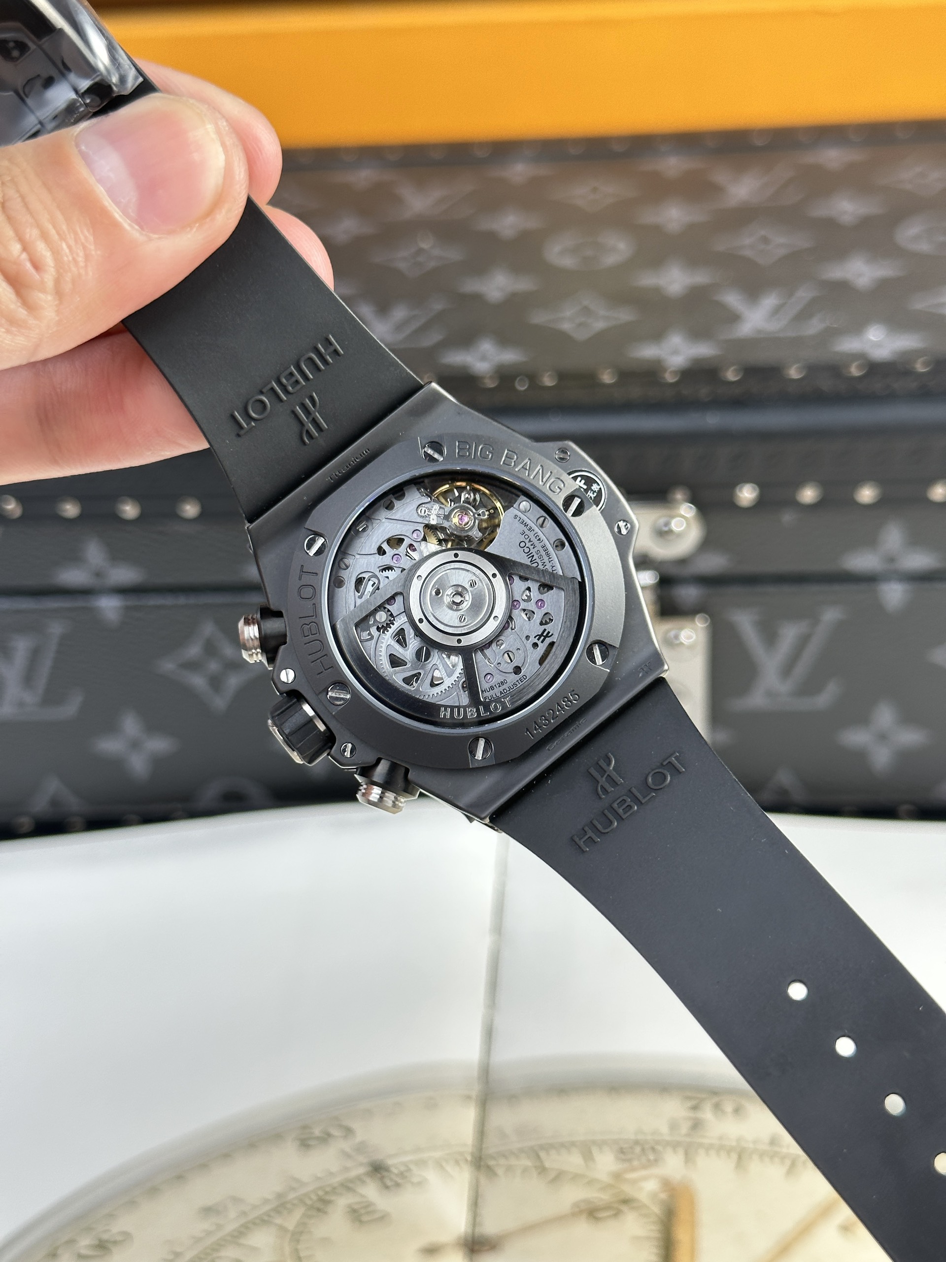Hublot Big Bang Unico Black Ceramic Replica Watch BBF Factory 42mm - Image 9