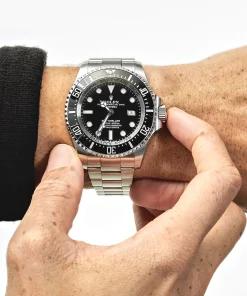 Alternative view of Rolex Deepsea Sea-Dweller 136660 Stainless Steel Black Dial