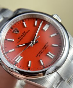 Alternative view of Rolex Oyster Perpetual 126000 Dial Red Replica Watches Clean Factory 36mm