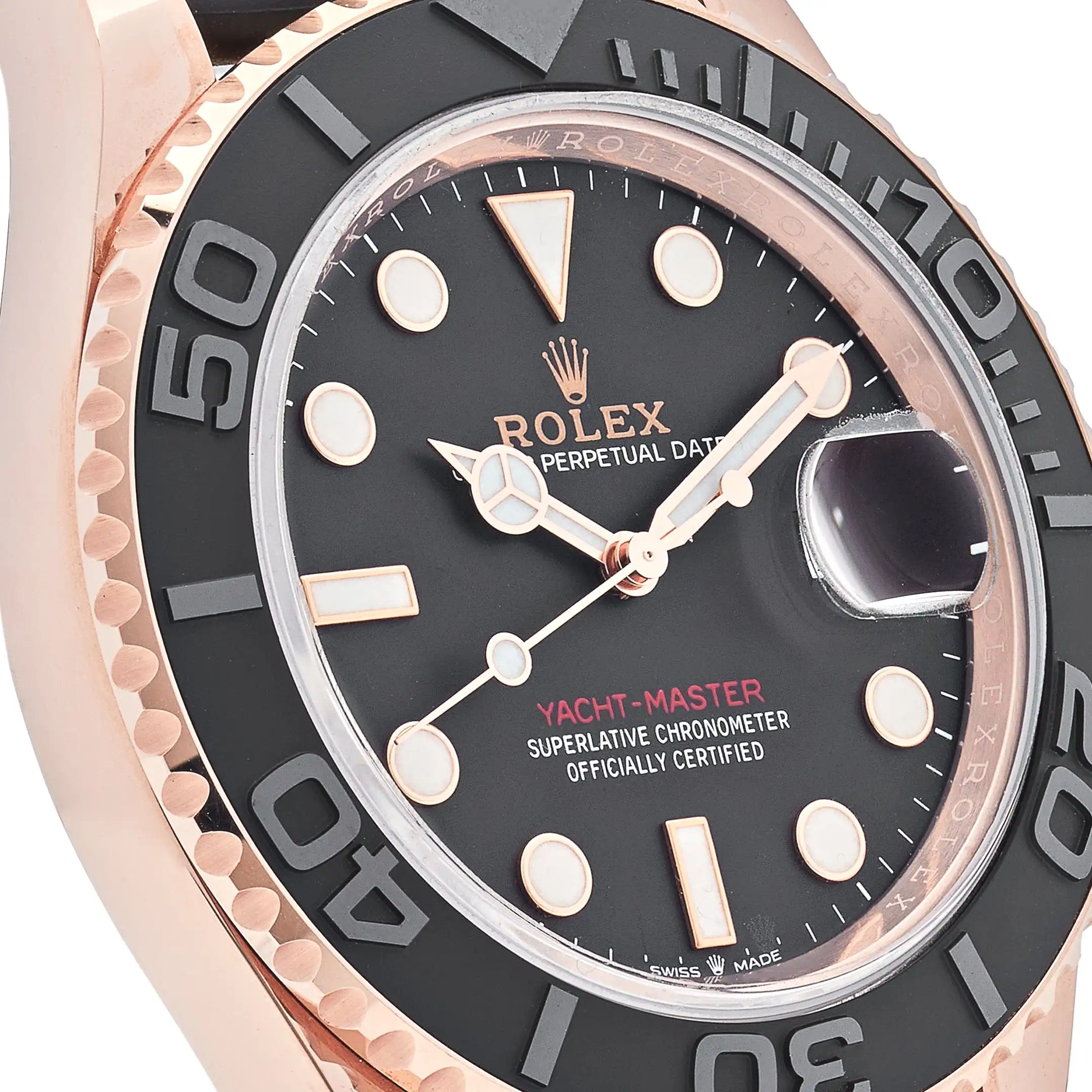 Rolex Yacht-Master 126655 Rose Gold Black Dial 40mm - Image 4