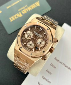 Audemars Piguet Best Replica Watch Royal Oak 26331OR Chocolate Dial ZF Factory 41mm