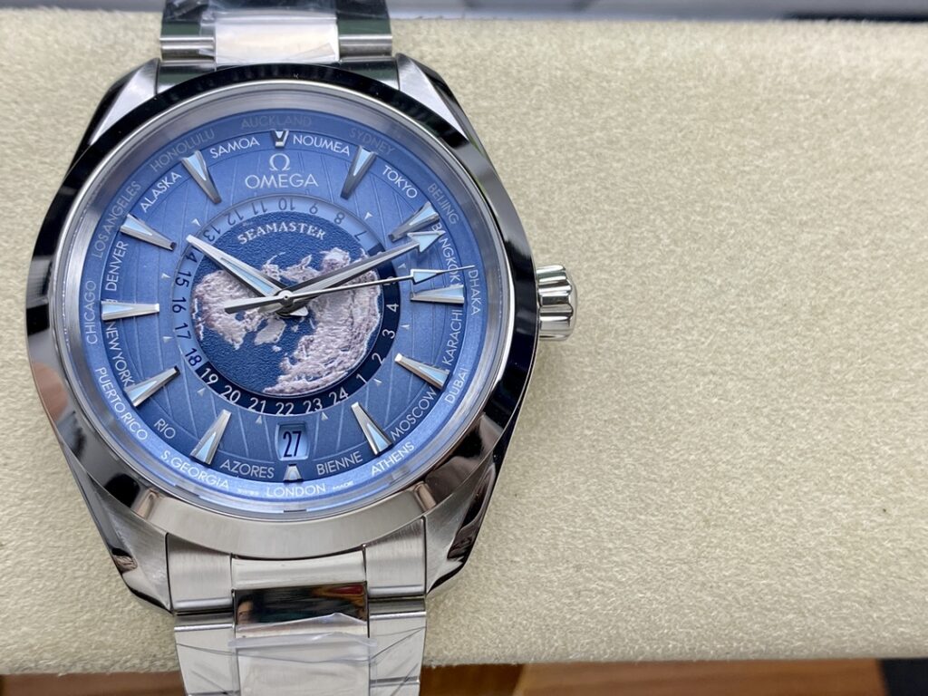 Omega Replica 11 Watch Aqua Terra Woldtimer Summer Blue VSF 43mm - Image 2