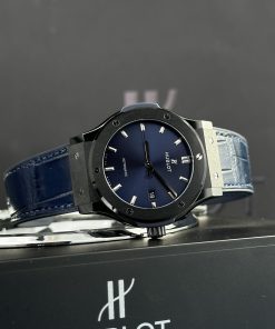 Hublot Replica Watch Classic Fusion Ceramic Blue Dial JJZ Customs 42mm