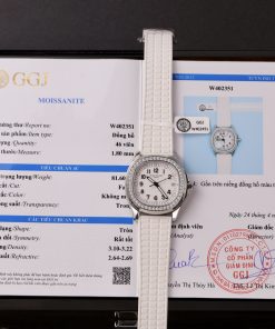 Patek Philippe Aquanaut 5067 Replica Watch Custom Moissanite Diamonds 35.6mm