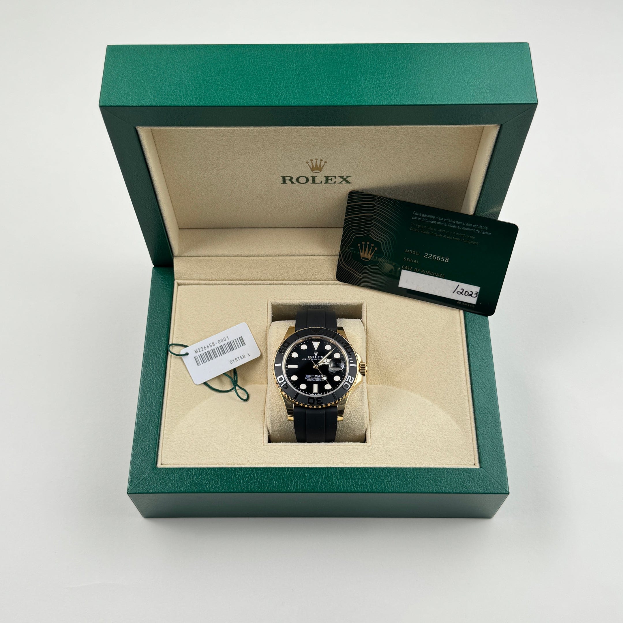 Rolex Yacht-Master 42 226658 Yellow Gold Oysterflex - Image 4