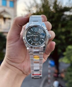 Rolex Sky-Dweller 336934 Watch Noob Factory Green Dial 42mm