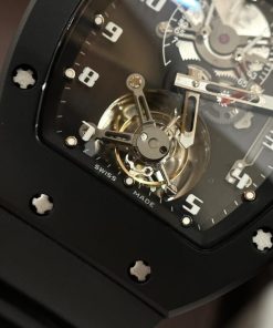 Alternative view of Replica Richard Mille Watch RM001 Tourbillon Black Ceramic 42mm