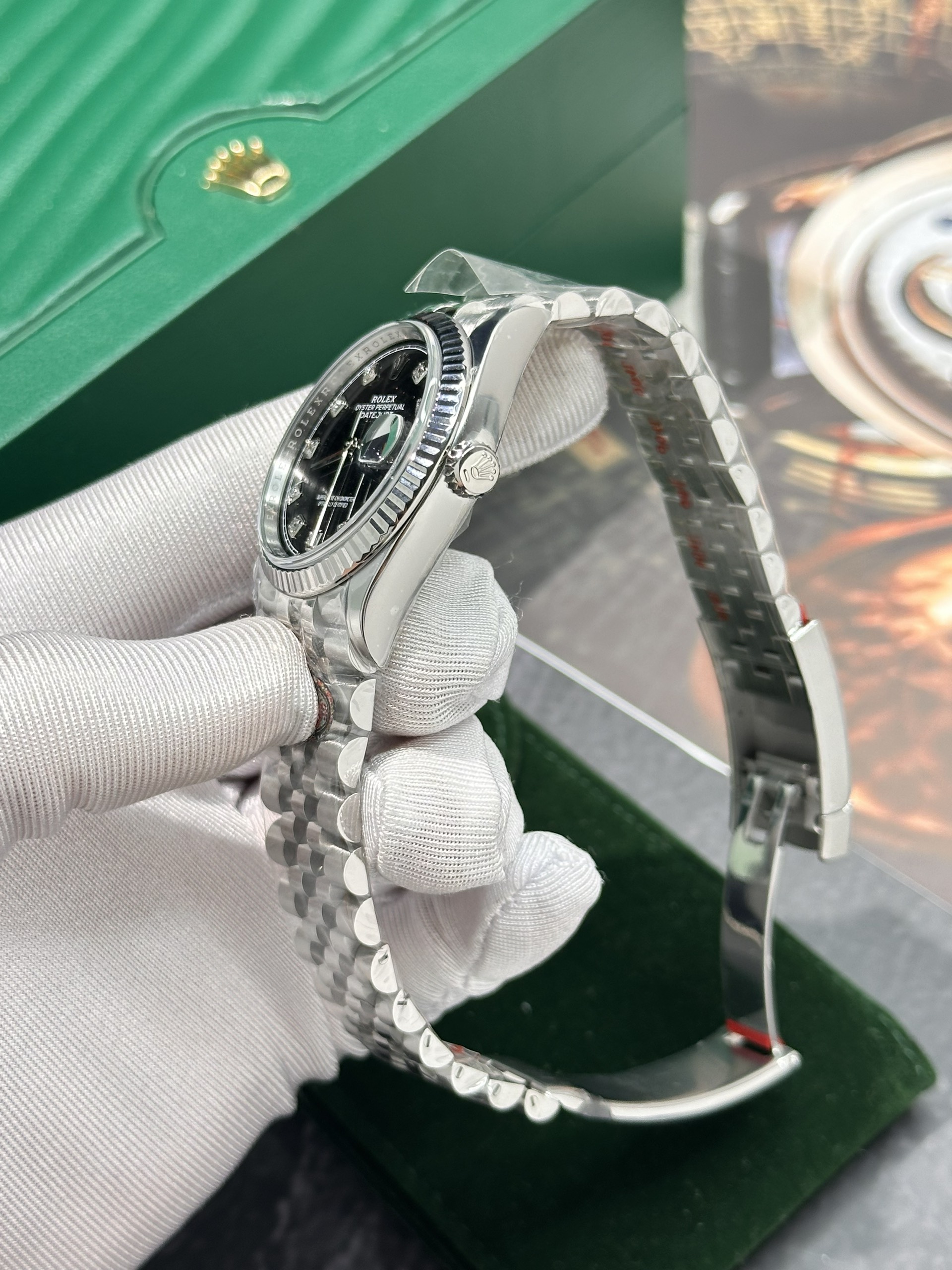Rolex DateJust 126234 Replica Watches Clean Factory Black Dial 36mm - Image 5