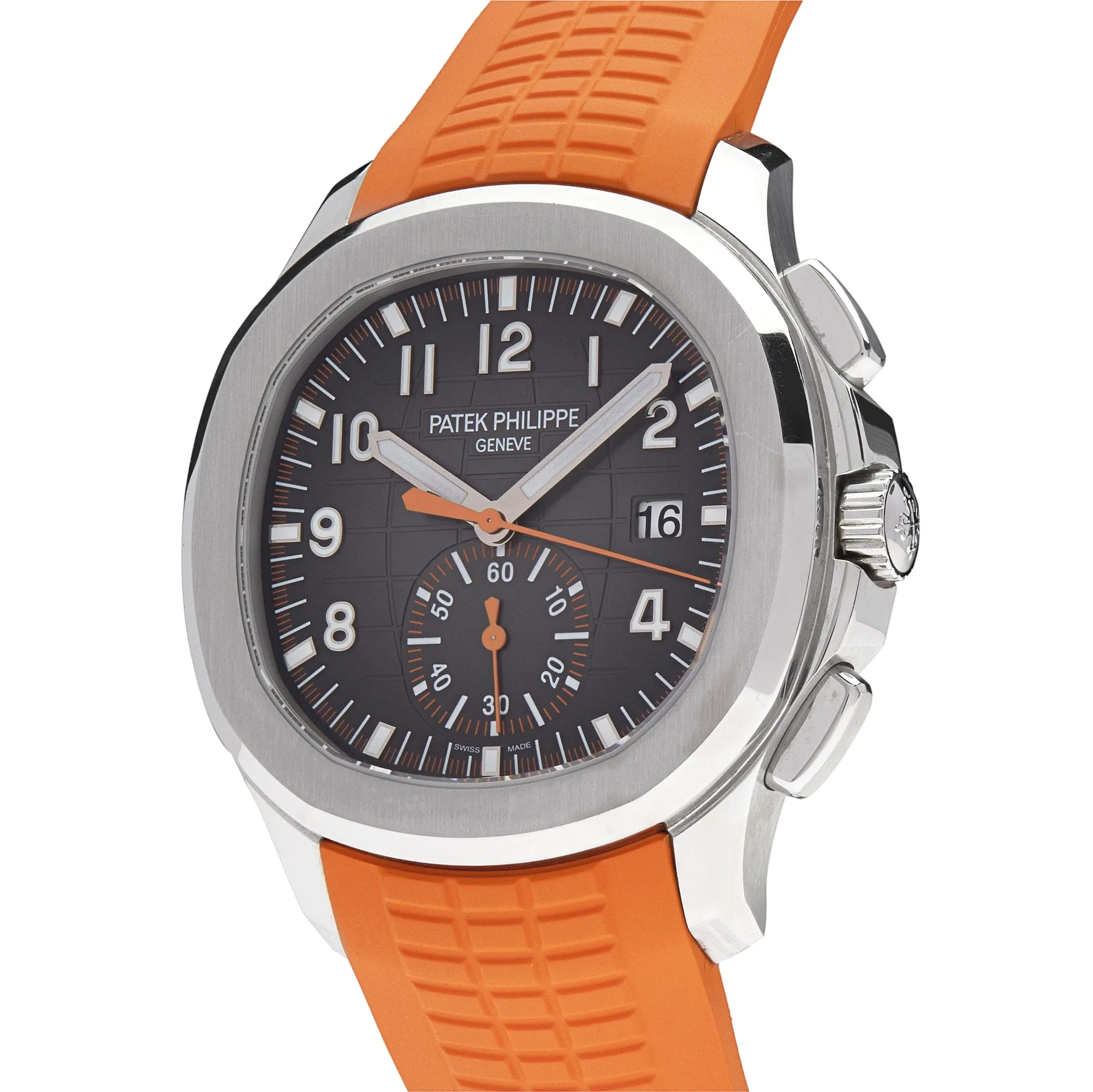 Patek Philippe Aquanaut Chronograph 5968A-001 Stainless Steel Black Dial - Image 3