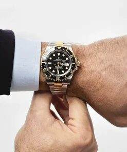 Alternative view of Rolex Sea-Dweller 126603 Stainless Steel Yellow Gold Black Dial