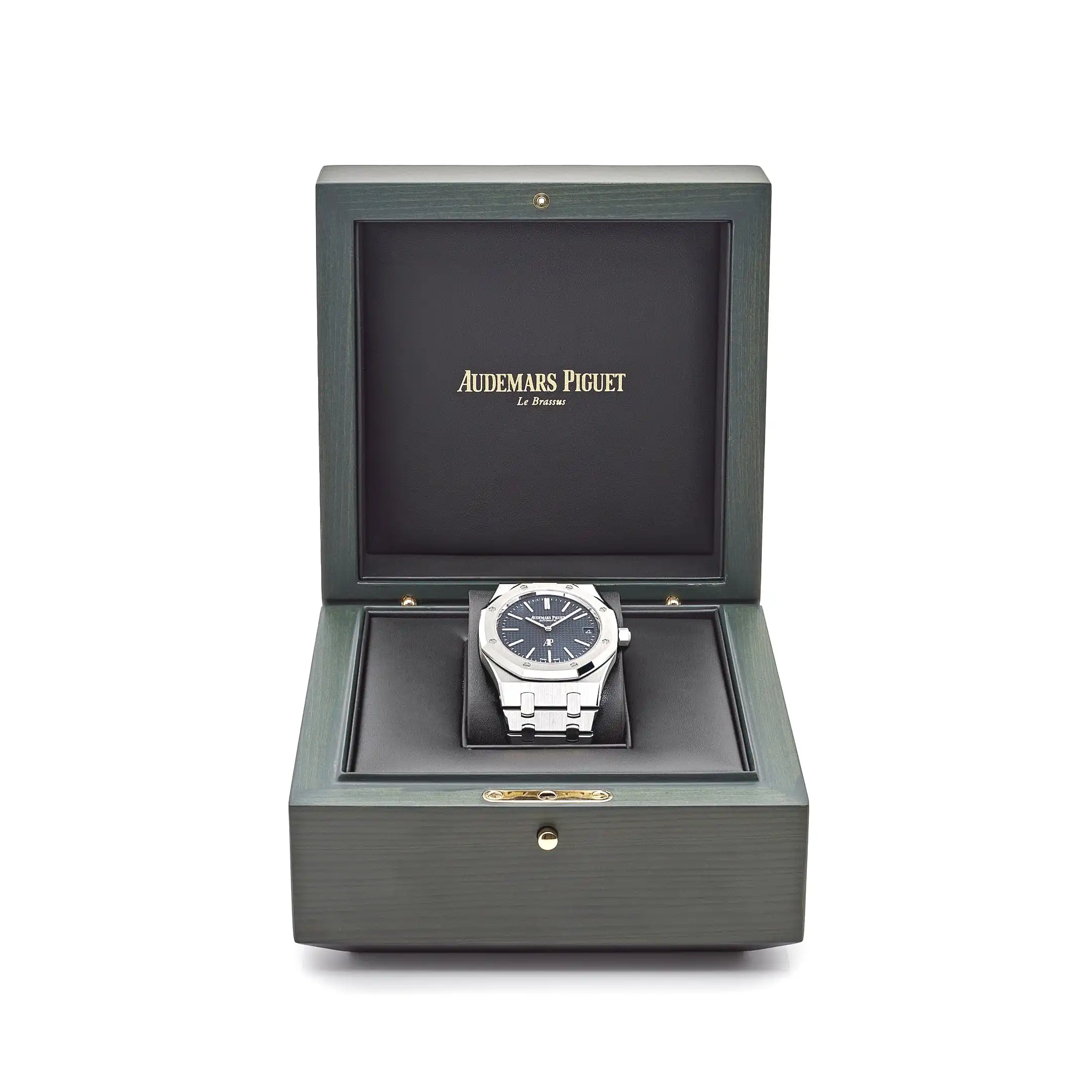 Audemars Piguet Royal Oak 16202ST.OO.1240ST.02 ‘Jumbo’ Extra-Thin Stainless Steel Blue Dial - Image 6