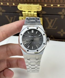 Alternative view of Audemars Piguet Royal Oak 15450ST Gray Dial APS Factory Best Replica 37mm