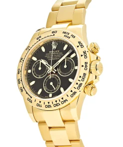 Alternative view of Rolex Daytona 116508 Yellow Gold Black Dial 40mm