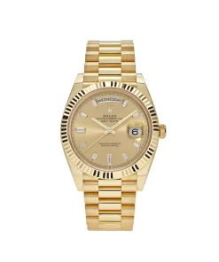 Rolex Day-Date 40 228238 Yellow Gold Champagne Diamond Dial