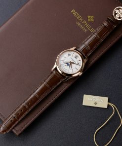 Alternative view of Patek Philippe Complications 5205R Rose Gold White Dial Factory GR 40mm
