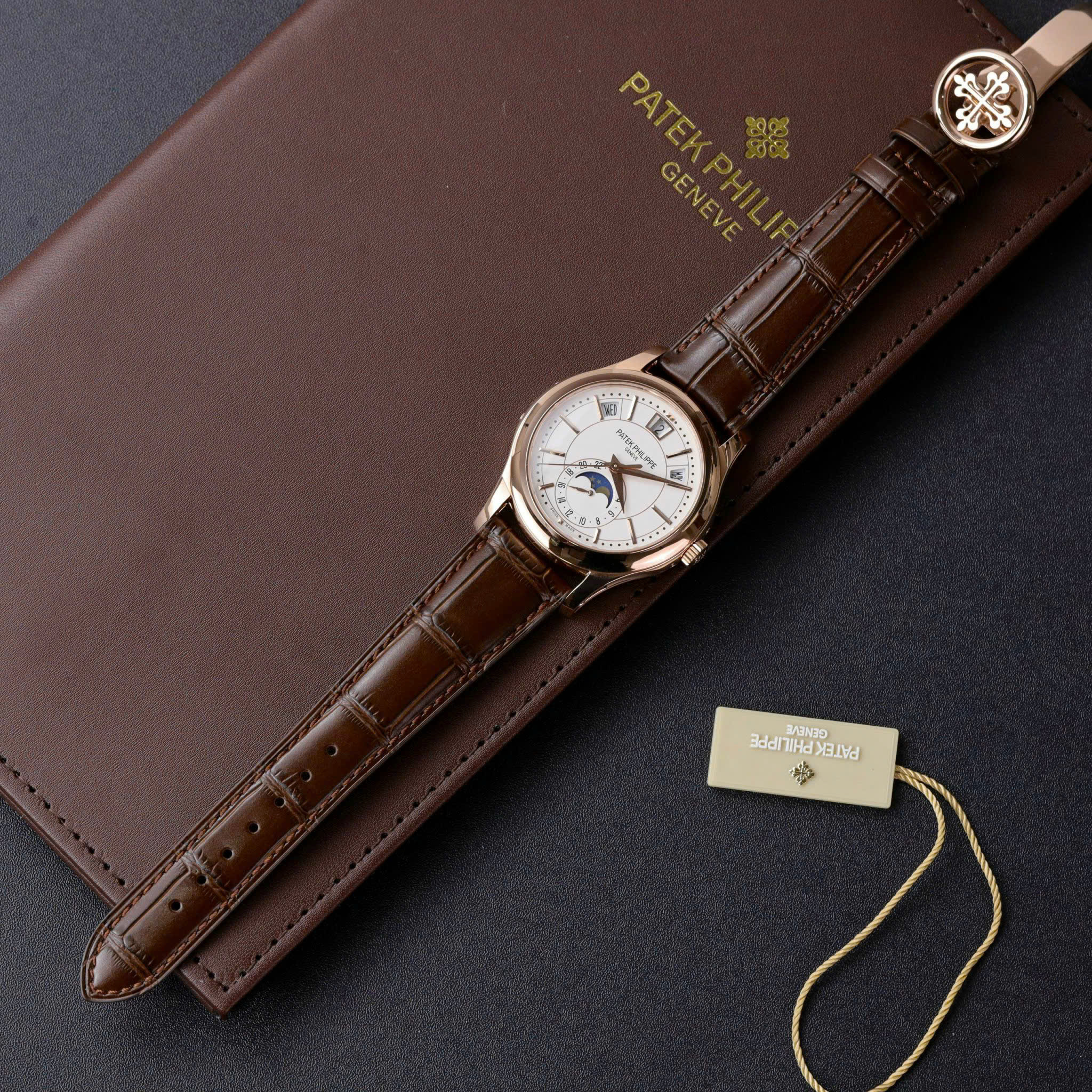 Patek Philippe Complications 5205R Rose Gold White Dial Factory GR 40mm - Image 2