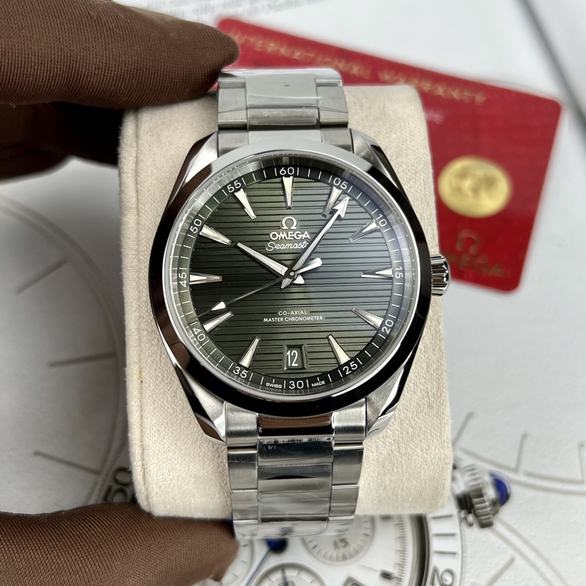 Omega Best Replica Seamaster Aqua Terra Green Dial VS Factory 41mm - Image 2