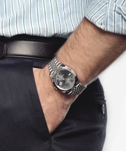 Alternative view of Rolex Datejust 41 126334 ‘Wimbledon’ Stainless Steel Slate Dial Jubilee