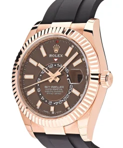 Alternative view of Rolex Sky-Dweller 336235 Rose Gold Brown Chocolate 42mm