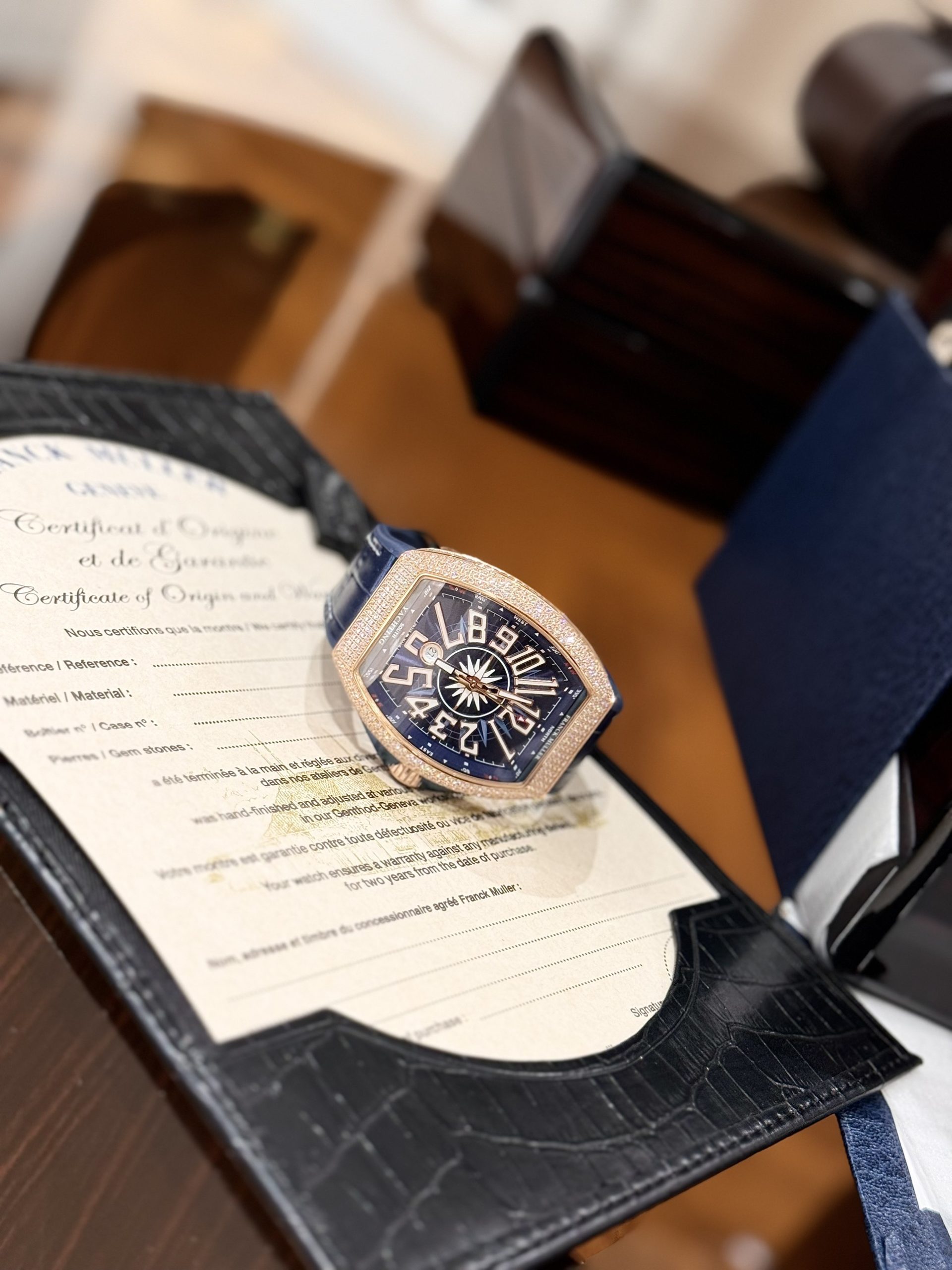 Franck Muller Vanguard Yachting V45 SC DT Blue Replica Watch 45mm - Image 3