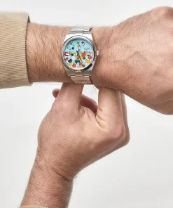 Alternative view of Rolex Oyster Perpetual 36 126000 ‘Celebration Motif’ Dial