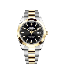 Rolex Datejust 41 126303 Stainless Steel Yellow Gold Black Dial