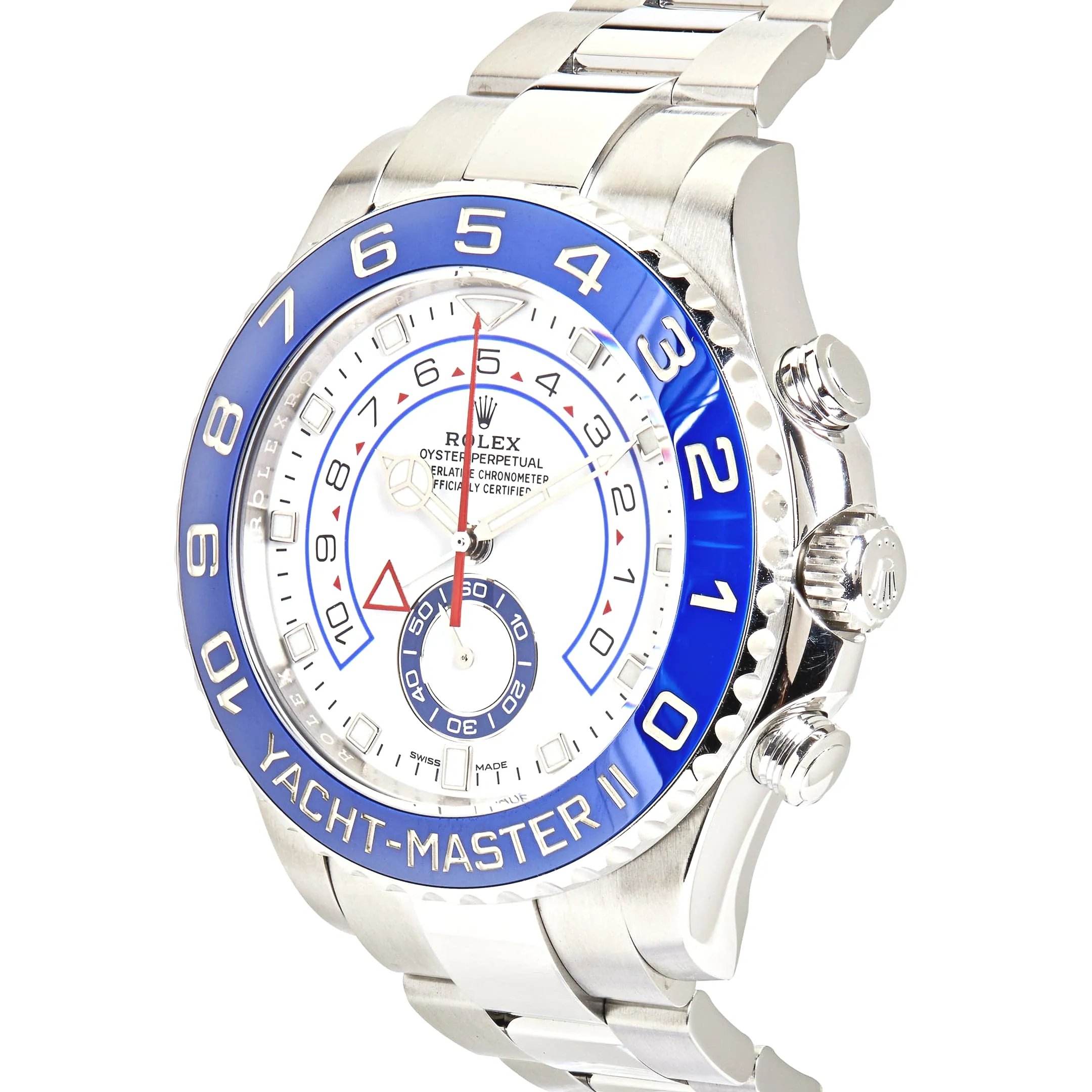 Rolex Yacht-Master II 116680 Stainless Steel White Dial - Image 4