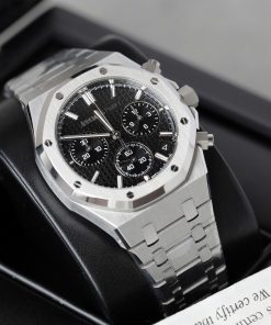 Alternative view of Audemars Piguet Replica 11 Royal Oak Chronograph 26240 Black Dial Factory APS 41mm
