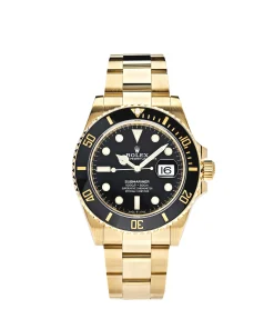 Rolex Submariner Date 126618LN Yellow Gold Black Dial 41mm