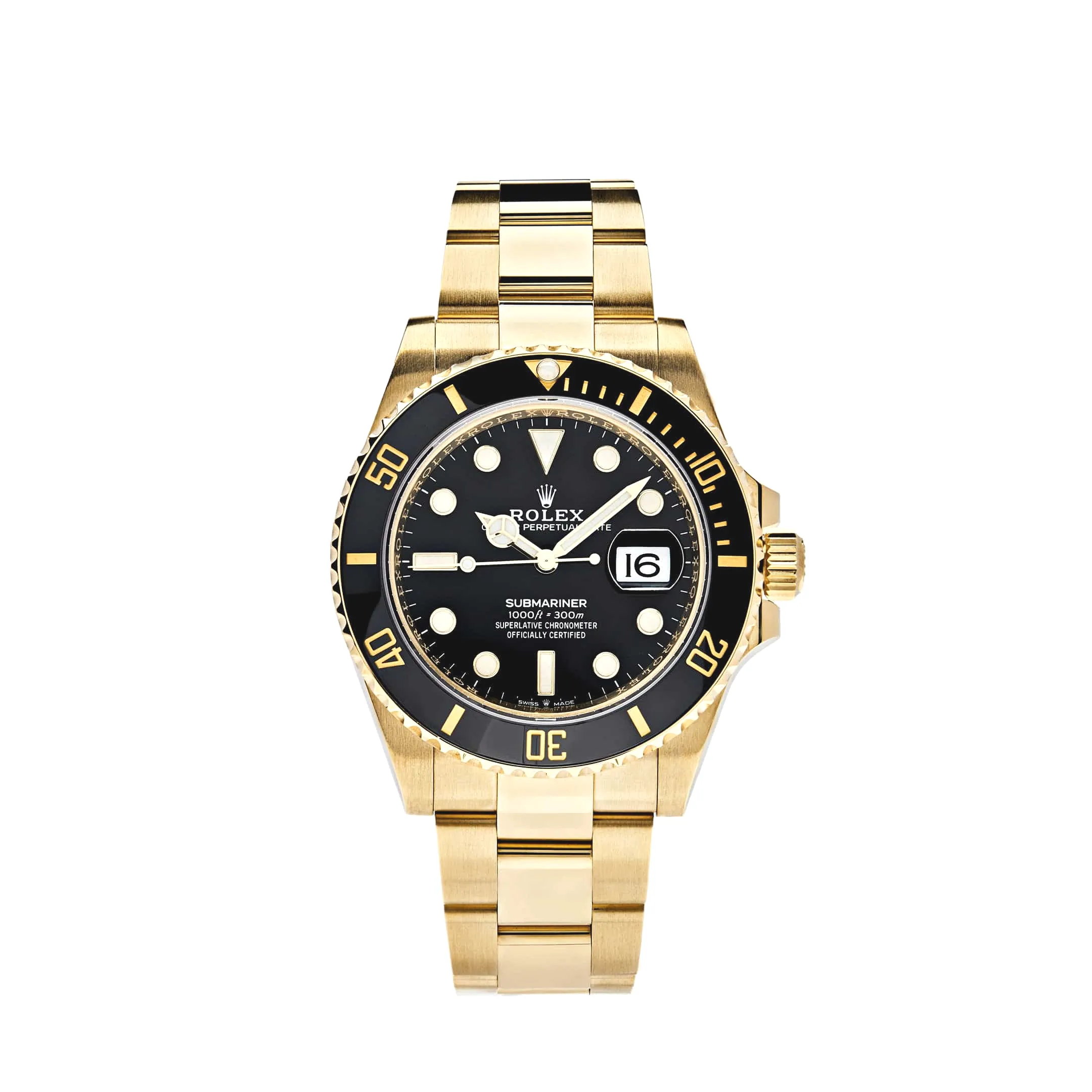 Rolex Submariner Date 126618LN Yellow Gold Black Dial 41mm