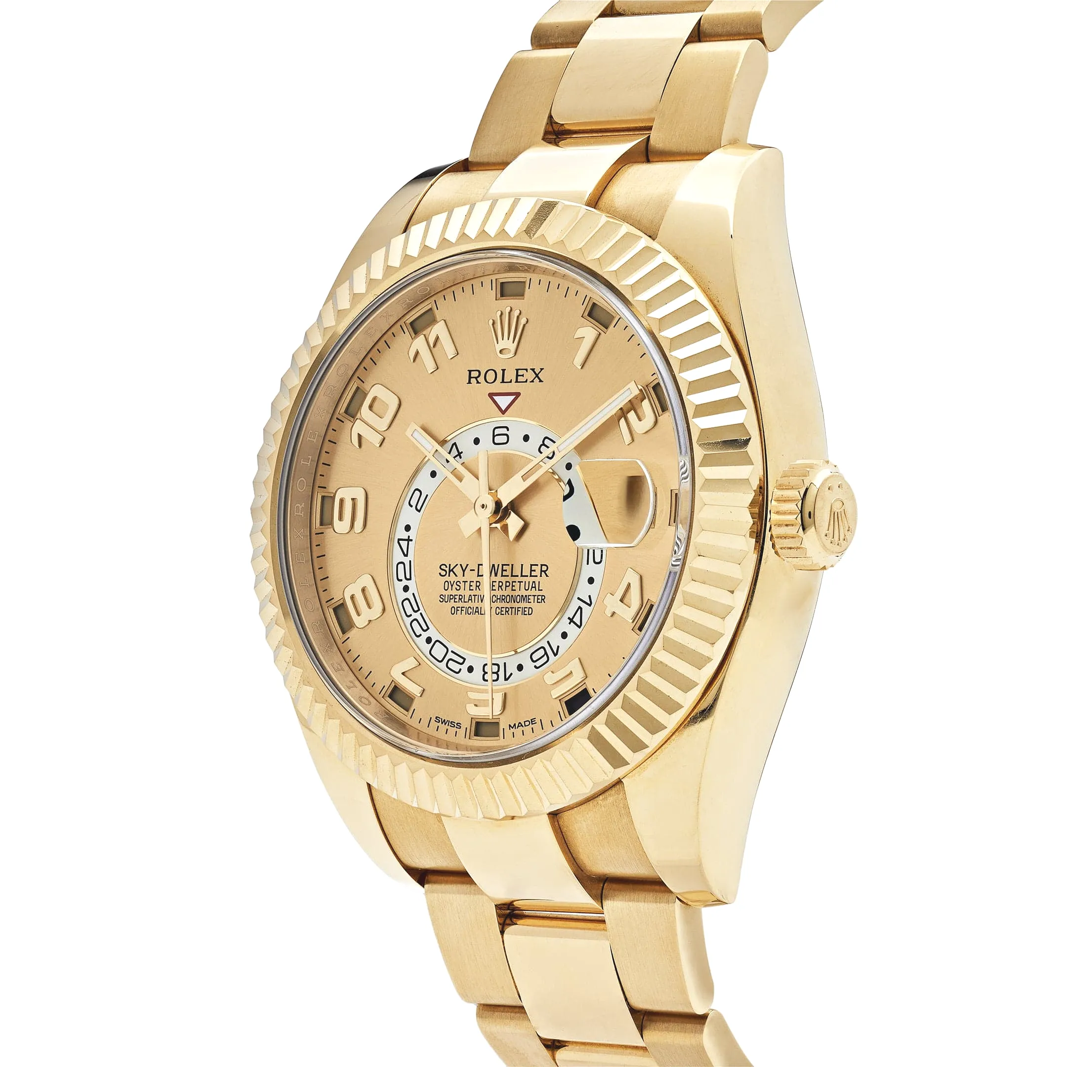 Rolex Sky-Dweller 326938 Yellow Gold Champagne 42mm - Image 3