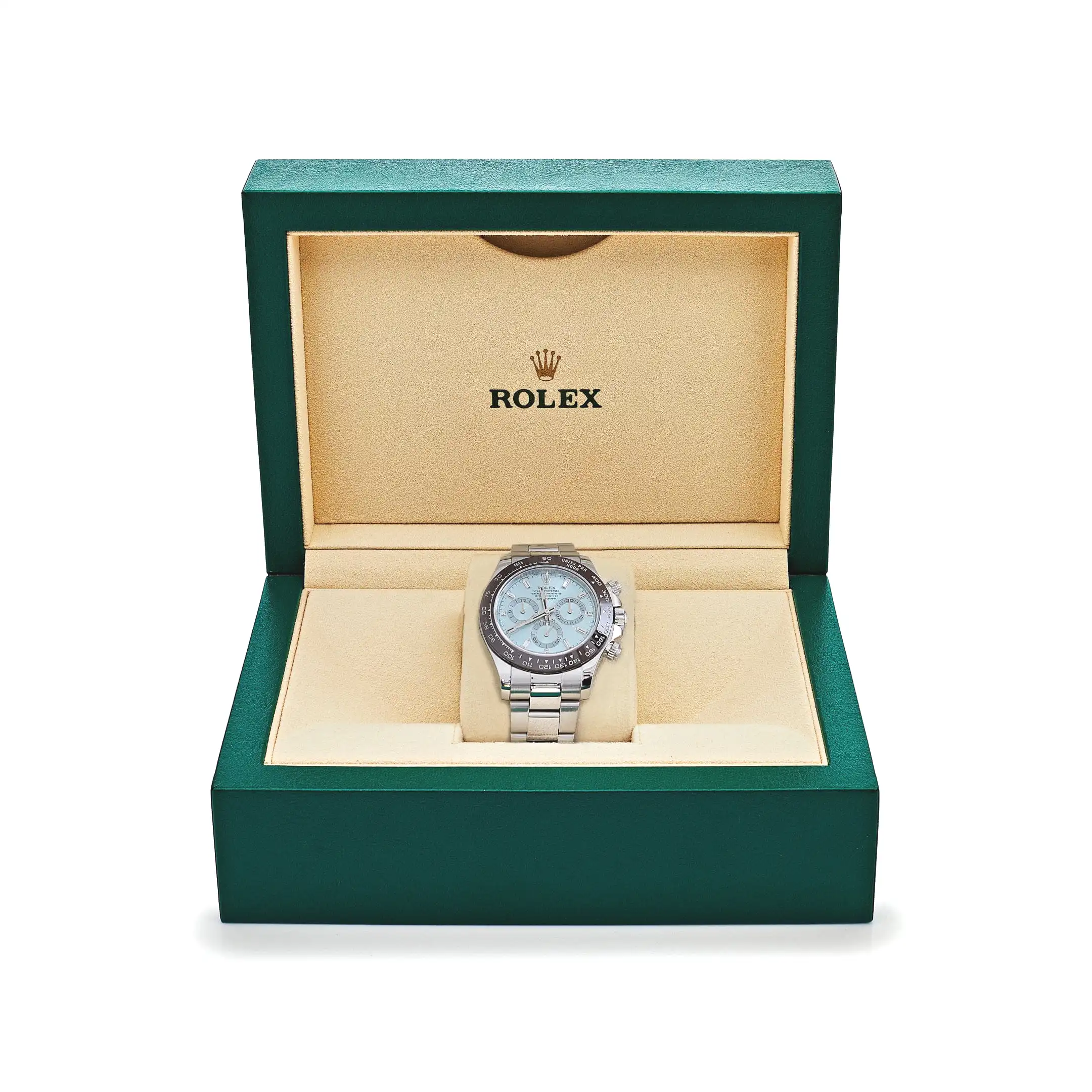Rolex Daytona 116506 Platinum Ice Blue Baguette Diamond Dial 40mm - Image 7
