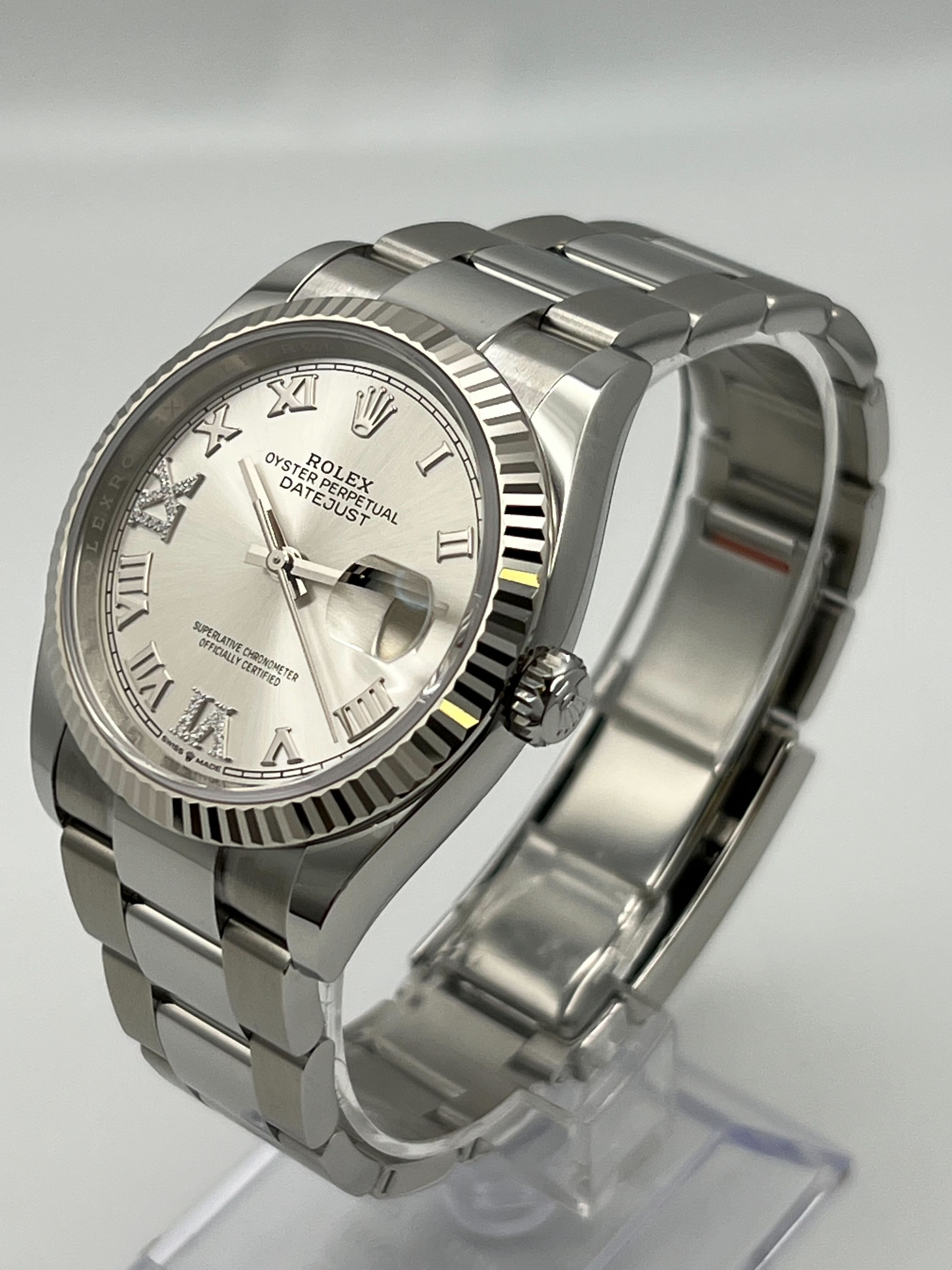 Rolex Datejust 36 126234 Stainless Steel Silver Dial Oyster - Image 5
