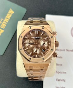 Alternative view of Audemars Piguet Best Replica Watch Royal Oak 26331OR Chocolate Dial ZF Factory 41mm