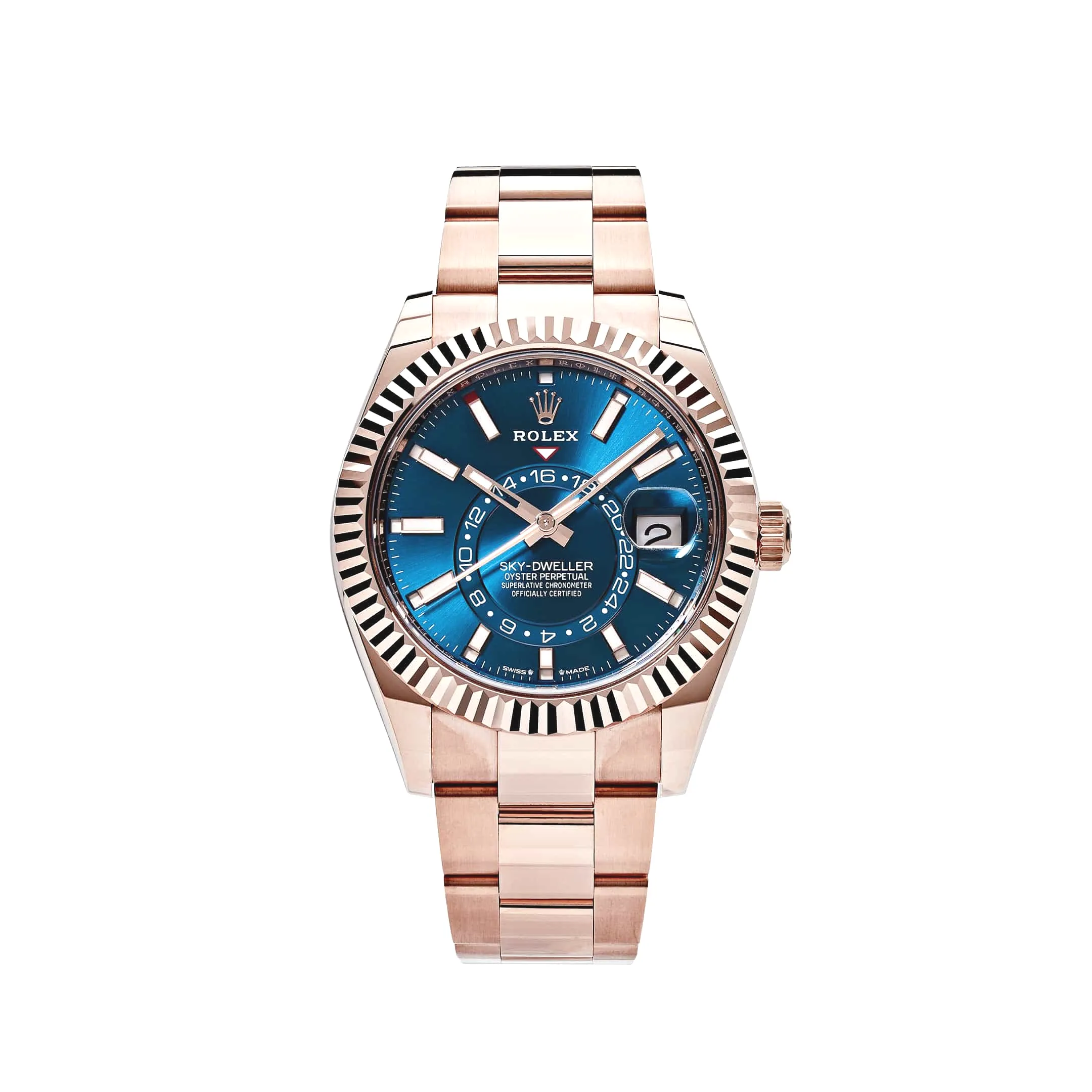 Rolex Sky-Dweller 336935 Rose Gold Blue Dial 42mm