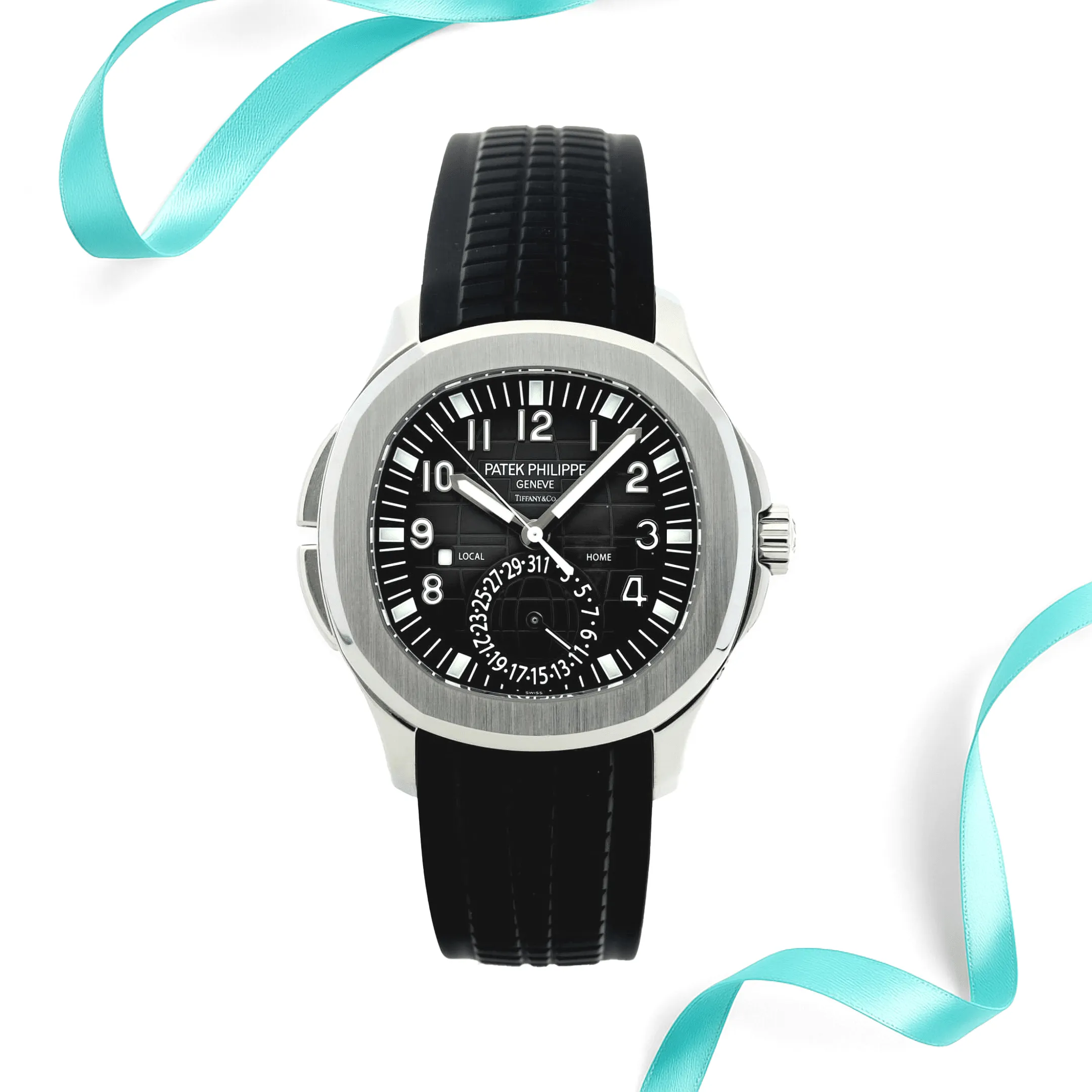 Patek Philippe Aquanaut 5164A-001 Tiffany & Co. ‘Travel Time’