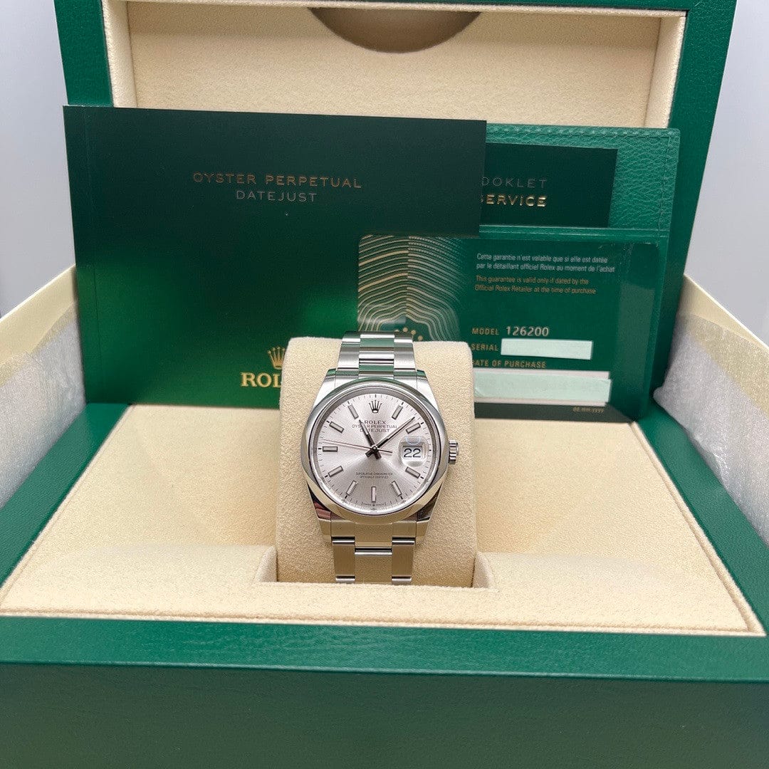 Rolex Datejust 36 126200 Stainless Steel Silver Dial Oyster - Image 2