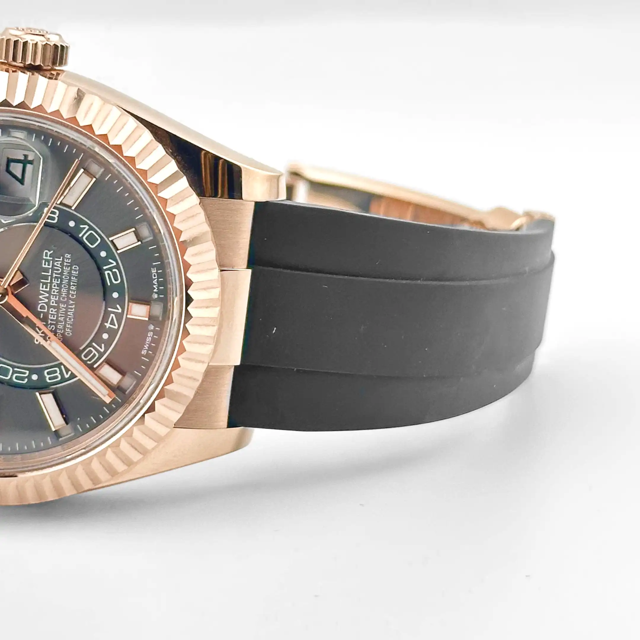 Rolex Sky-Dweller 336235 Rose Gold Slate Dial 42mm - Image 7