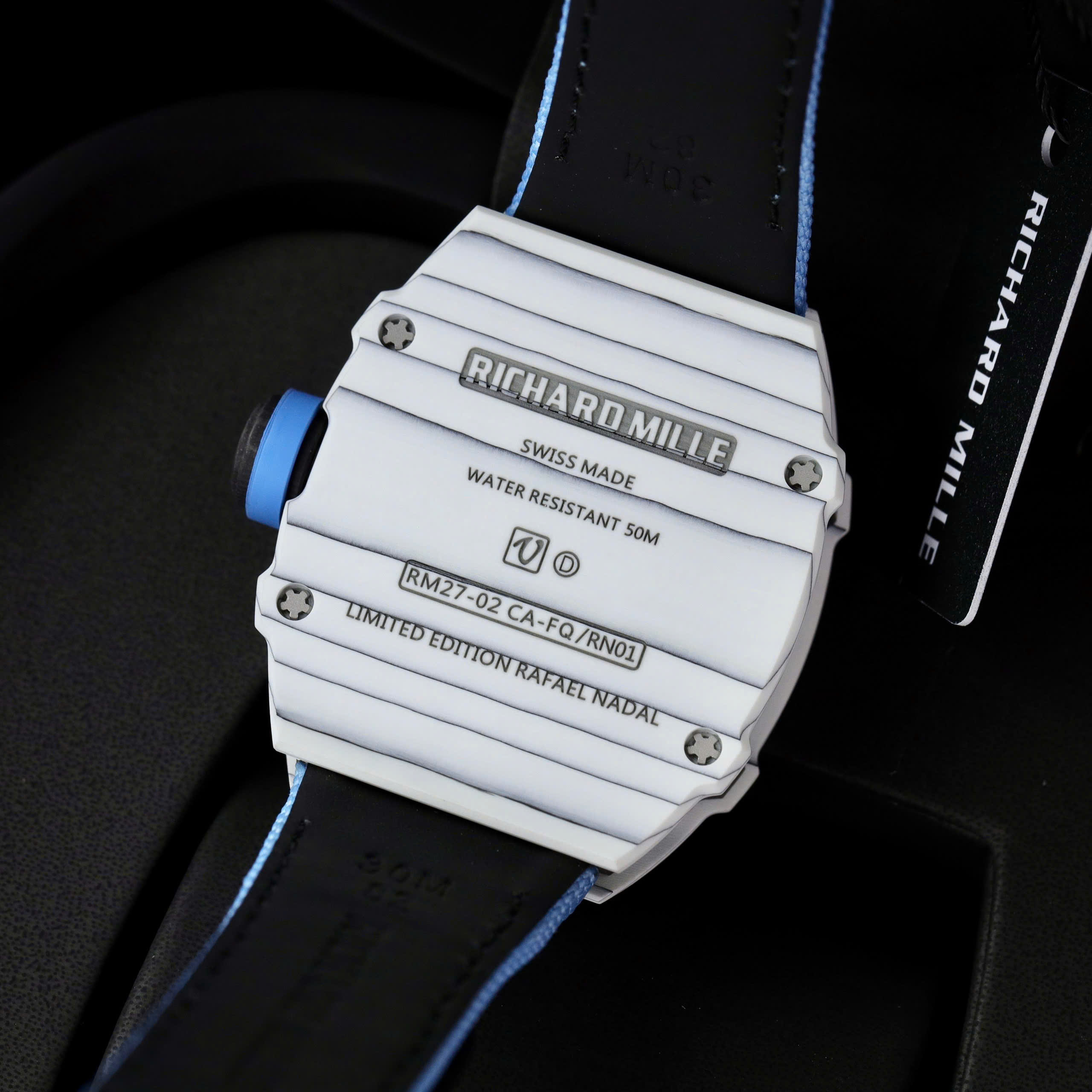 Richard Mille 27-02 Replica 11 Rafael Nadal Tourbillon Blue Nato Strap 42mm - Image 8