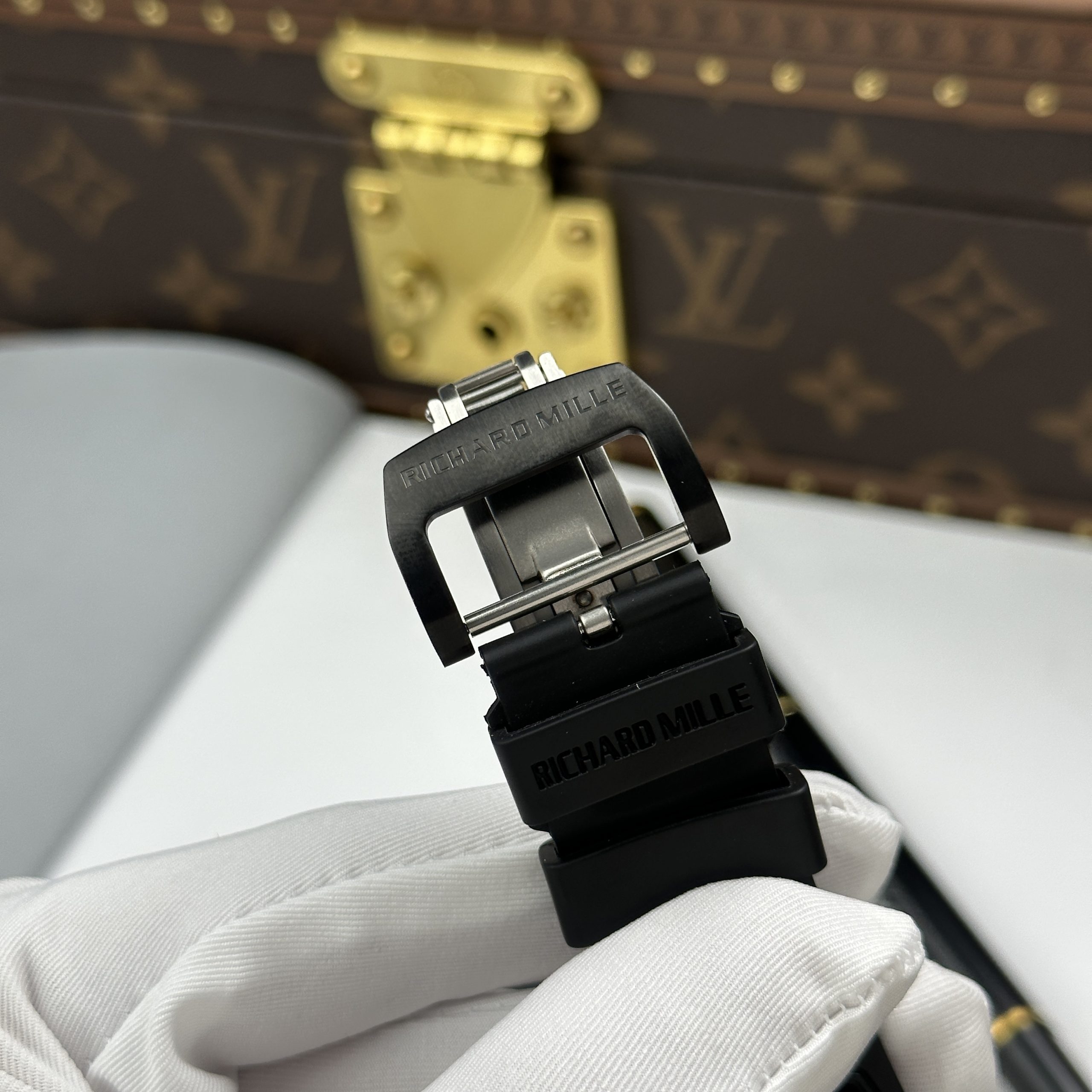 Richard Mille Replica 11 RM 35-03 Rafael Nadal Carbon TPT Case Black 43.2x50mm - Image 6