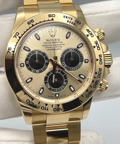 Alternative view of Rolex Daytona 116508 Yellow Gold Champagne Dial 40mm