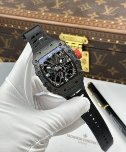 Alternative view of Richard Mille Replica 11 RM 35-03 Rafael Nadal Carbon TPT Case Black 43.2x50mm