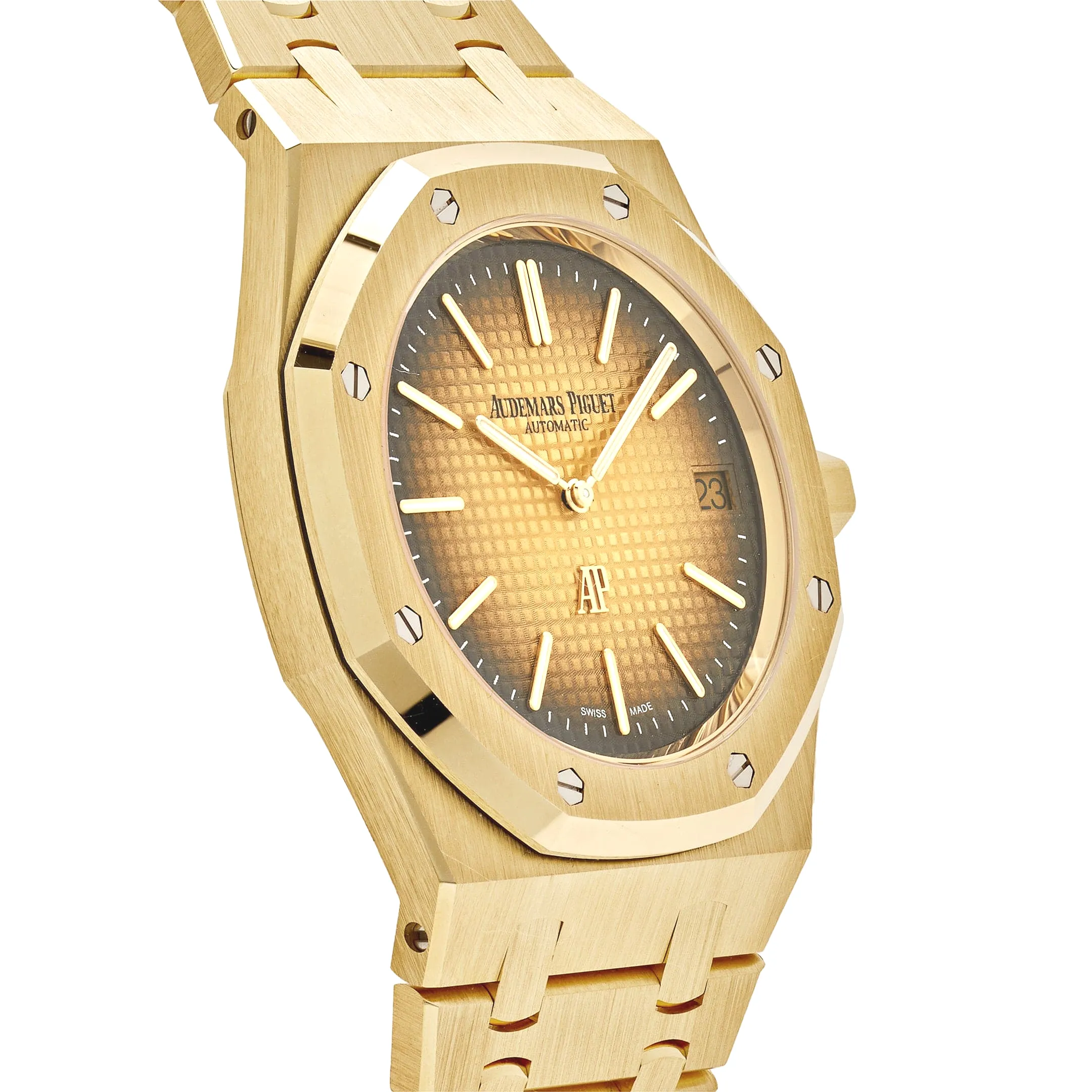 Audemars Piguet Royal Oak 16202BA.OO.1240BA.02 ‘Jumbo’ Extra-Thin Yellow Gold - Image 4