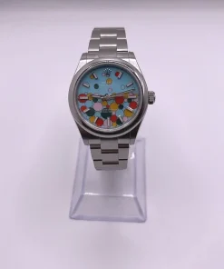 Alternative view of Rolex Oyster Perpetual 31 277200 ‘Ladies’ Stainless Steel ‘Celebration Motif’ Dial