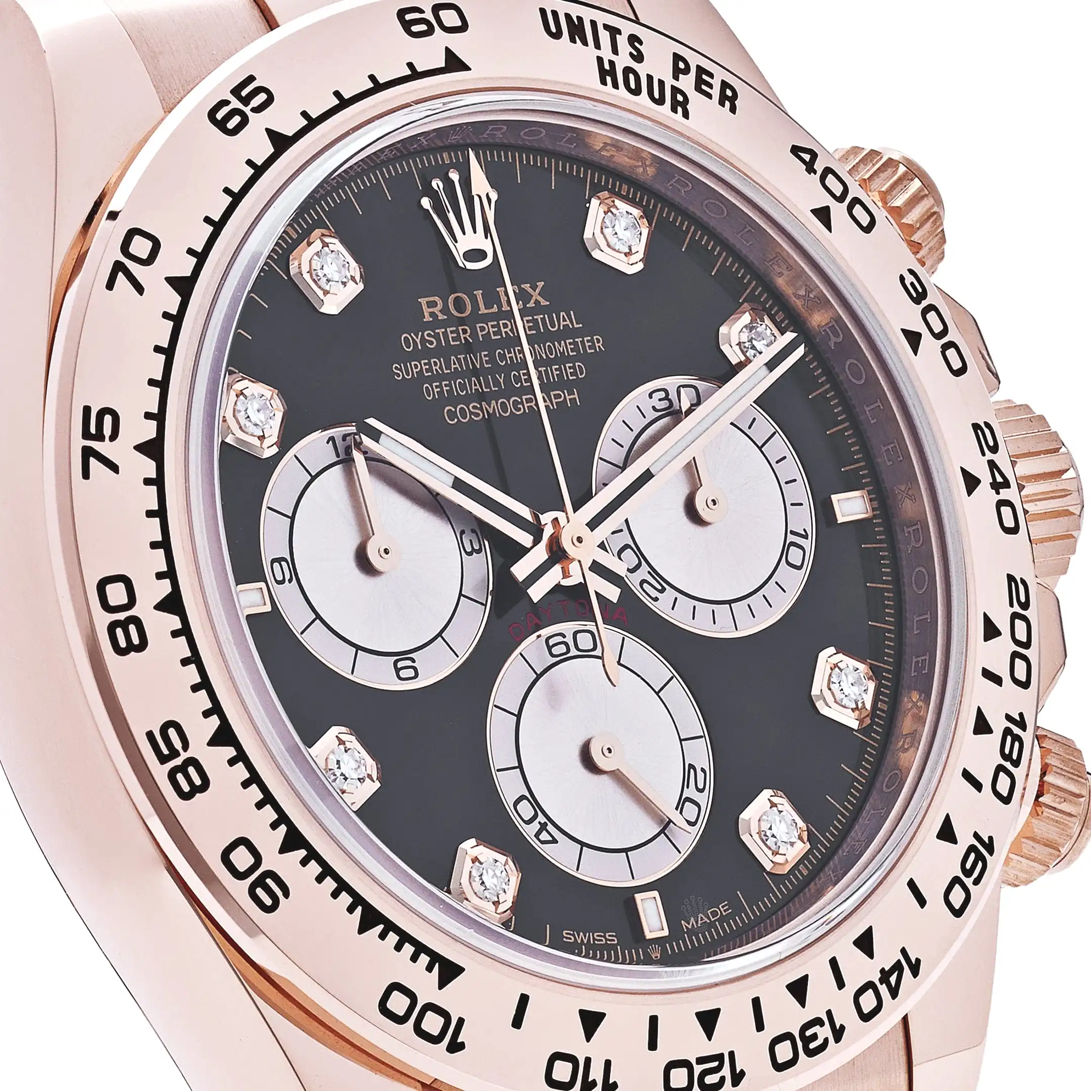Rolex Daytona 126505 Rose Gold Black Diamond Dial 40mm - Image 5