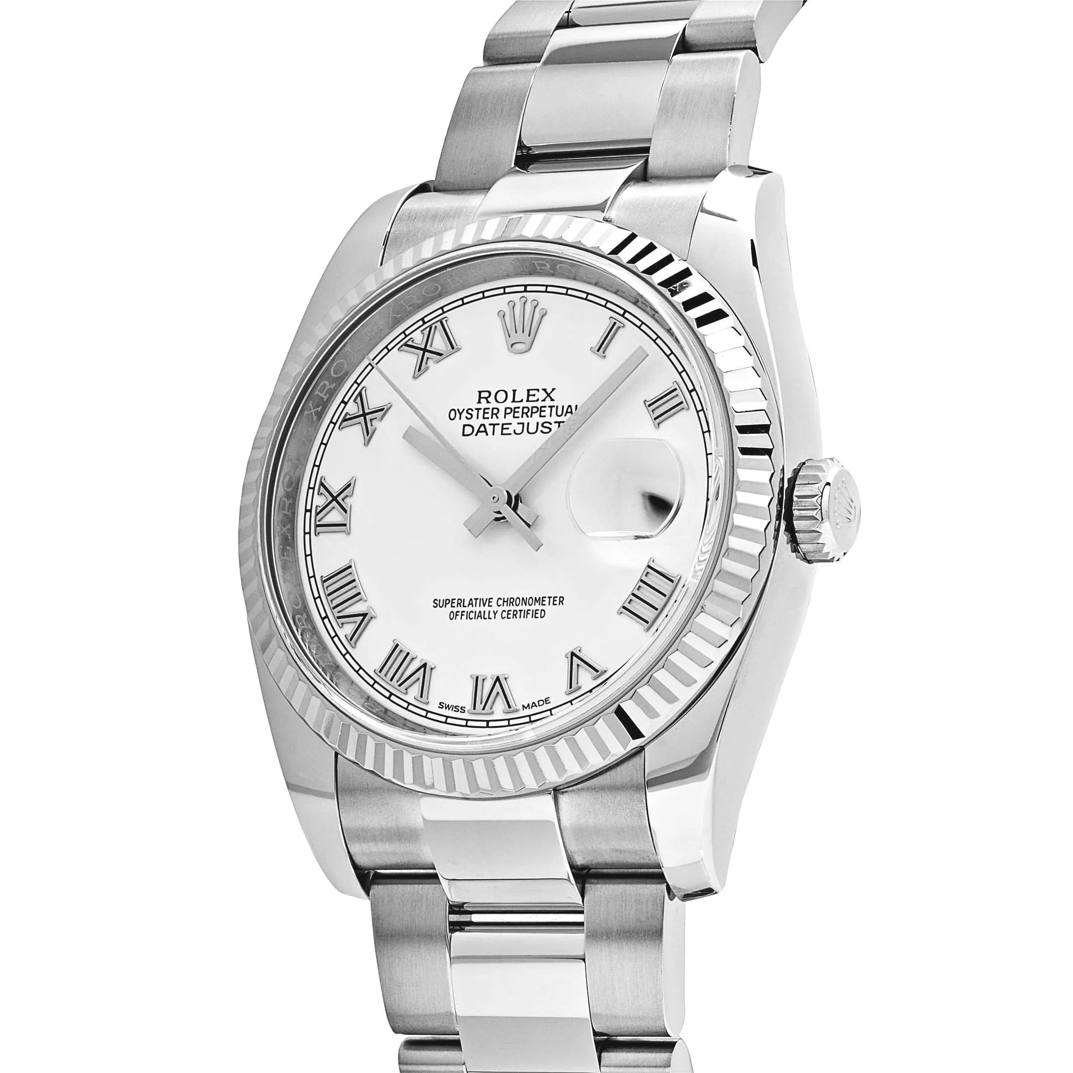Rolex Datejust 36 116234 Stainless Steel White Roman Numerals Dial - Image 3