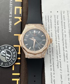 Hublot Rep 11 Watch Classic Fusion Orlinski King Gold Diamonds HB Factory 40mm