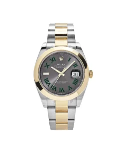 Rolex Datejust 41 126303 ‘Wimbledon’ Yellow Gold Stainless Steel Slate Dial