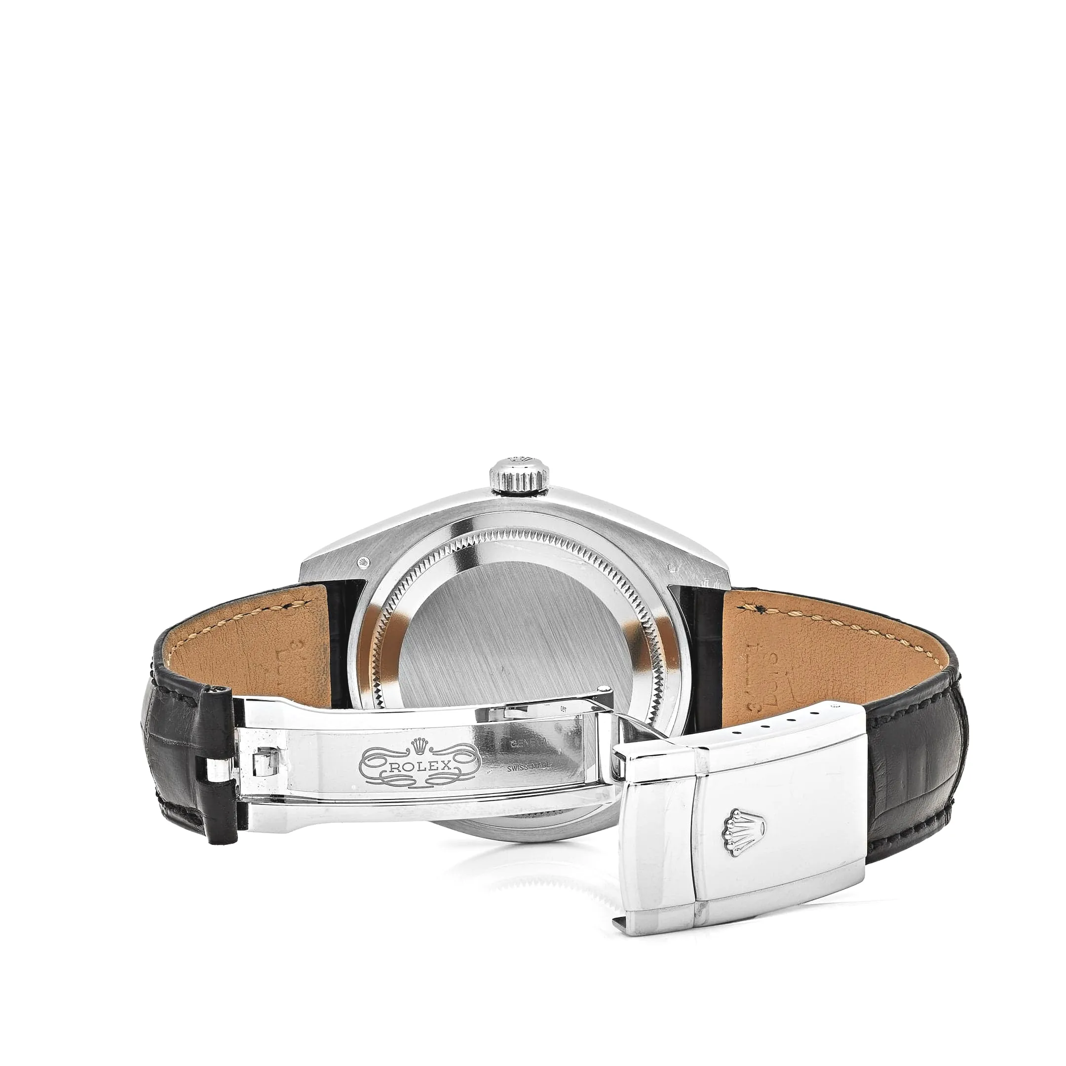 Rolex Sky-Dweller 326139 White Gold Black Dial Leather Strap 42mm - Image 6