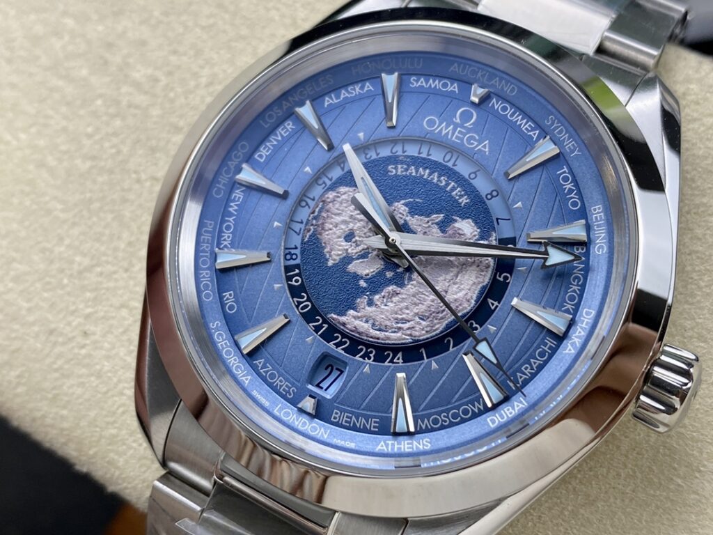 Omega Replica 11 Watch Aqua Terra Woldtimer Summer Blue VSF 43mm - Image 3